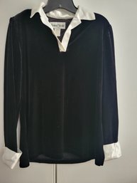 Ronni Nicole By Ouida Polyester/spandex Vintage Shirt - Size M