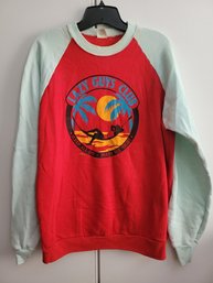 1987 Lazy Guys Club Long Sleeve Knit Shirt - XL