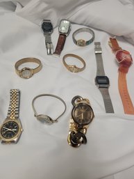 Watch Lot - LCD, Timex, And More