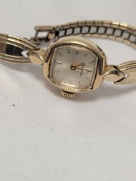 Bulova 10k R.G.P Bezel Women's Cocktail Vintage Watch