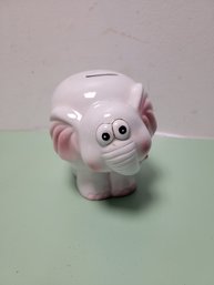 Ceramic Vintage Elephant Bank