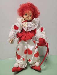 Brinn's Musical Harlequin Porcelain Doll