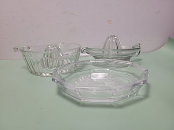 Vintage Glass Juicer Lot