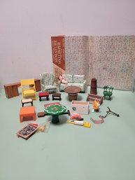 Vintage Dollhouse Furniture Lot