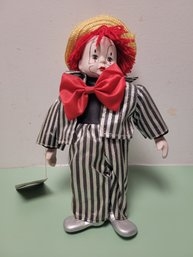 Heritage Dolls Porcelain Clown Figure