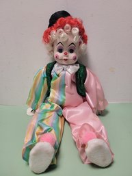 Brinn's Musical Harlequin Porcelain Doll