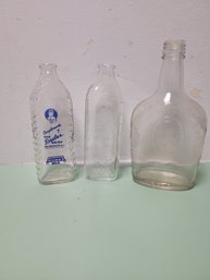 Vintage Bottle Lot Milk And More