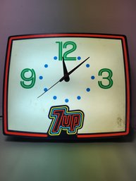 7up Light Up Bar Sign Clock Works