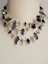 Japan Mother Of Pearl Chip Necklace