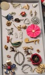 Vintage Brooch And Pin Lot