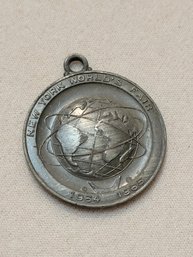 1964-1965 Stainless Steel New York World's Fair Pendant