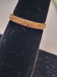 14k Yellow Gold Wedding Ring