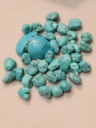 Polished Turquoise Stone Lot