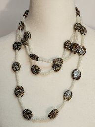 Natural Beads And Cabochons Necklace