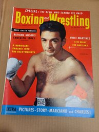 1954 Boxing And Wrestling Magazine - Vince Martinez Cover