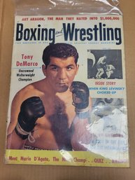 1956 Boxing And Wrestling Magazine - Tony DeMarco Cover