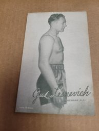 Bob Pastor Boxing Exhibit Card