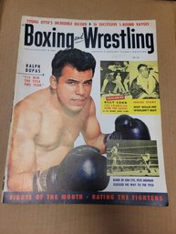 1956 Boxing And Wrestling Magazine - Ralph Dupas Cover