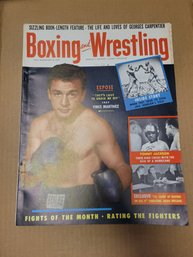 1955 Boxing And Wrestling Magazine - Vince Martinez Cover