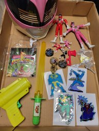 Vintage Power Ranger Toy And Accessory Lot