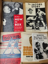 Vintage Boxing Book Lot