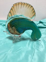 Large Fish Art Glass Sculpture