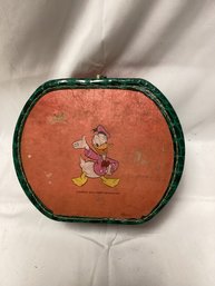 Antique Walt Disneys Mickey Mouse Doll Carrying Case Full Of Vintage Doll Clothes