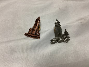 JJ Signed Lighthouse Nautical Pins