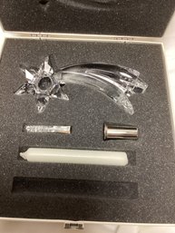 Swarovski Comet Crystal Candleholder - New In Box