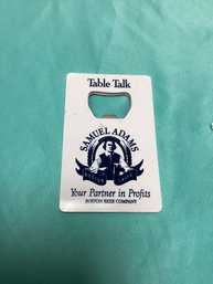 Samuel Adams And Table Talk Bottle Opener