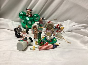 Vintage Christmas Ornaments - Disney Mickey And More