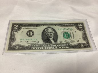 1976 Two Dollar Note