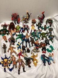 Vintage Action Figure Lot For Parts Or Repair - Some Are Full