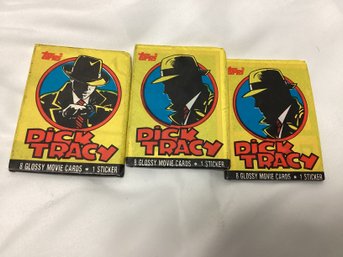 Topps Dick Tracy Sealed Card Pack Lot