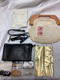 Purse And Fabric Lot