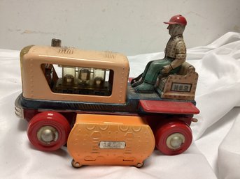 Vintage 1200 Litho Street Scooter Tin Toy - Japan