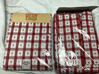 Two Cotton Park Cottage Heart Tablecloths