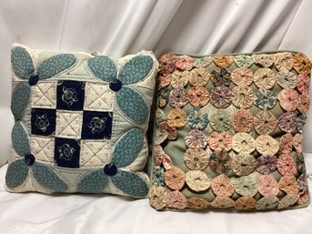 Vintage Quilted Pillows