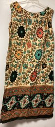 Vintage All Cotton Hand Woven Hand Block Dress