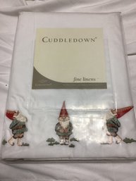 Cuddle Down Gnome Flat Sheet