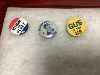 Political Pin Lot - Kennedy And More