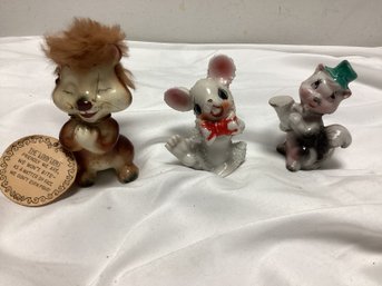 1950s Porcelain Animal Figures - Japan