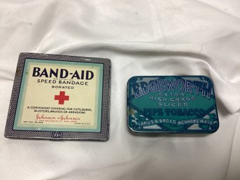 Vintage Advertising Lot - Band-aid And Pipe Tabacco