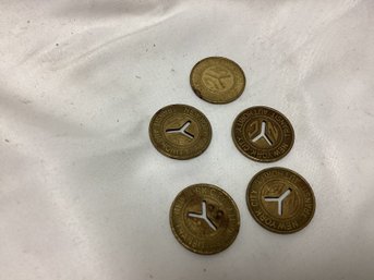 New York City Transit Vintage Token Lot