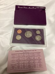 1993 US Mint Proof Coin Set