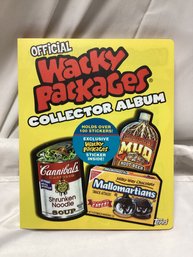 Wacky Packages Binder Full Of Topps Wacky Pack Sticker Cards