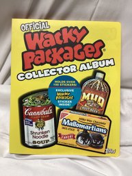Wacky Packages Collector Album Full Of Topps Wacky Pack Sticker Cards