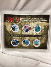 2009 District Of Columbia & US Territories Colorized Quarters Set