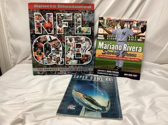 NFL, Mariano Rivera, And Super Bowl Book Lot