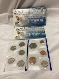 2001 Philadelphia Uncirculated Coin Set